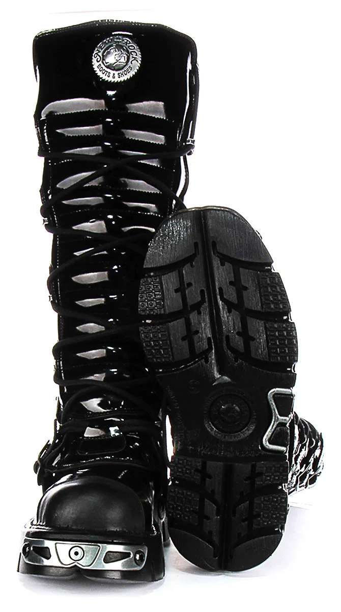 Newrock 314 Reactor In Black Patent For Women