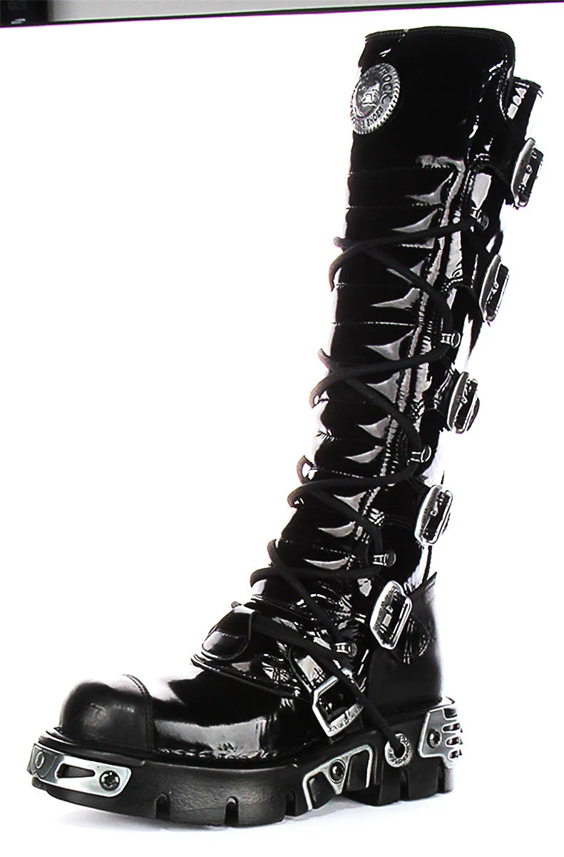 Newrock 314 Reactor In Black Patent For Women