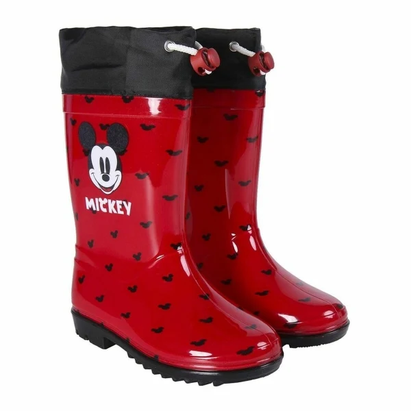 Otroški dežni škornji za dekleta Mickey Mouse, rdeči