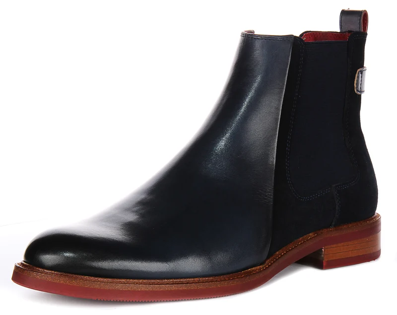 Justinreess England Luiz Faded Tab In Navy For Men