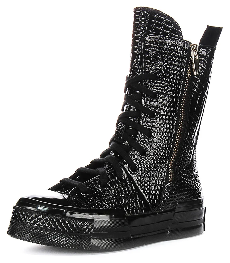 Converse Chuck 70 Plus XH A09381C In Black Croc
