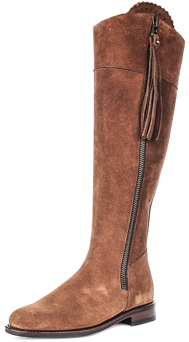 Justinreess England Valentina Regular Fit In Tan Brown For Women