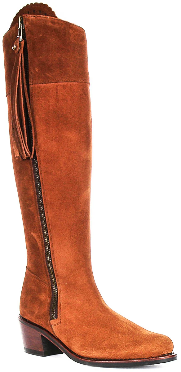 Justinreess England Valentina Heel In Tan Brown For Women