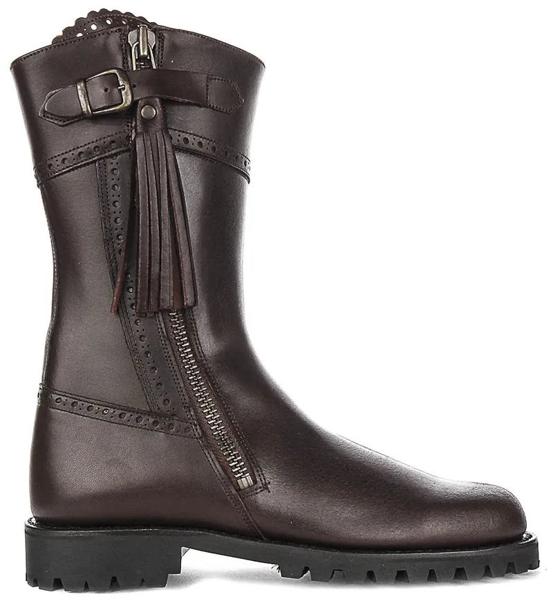 Justinreess England Valentina Short In Brown For Women