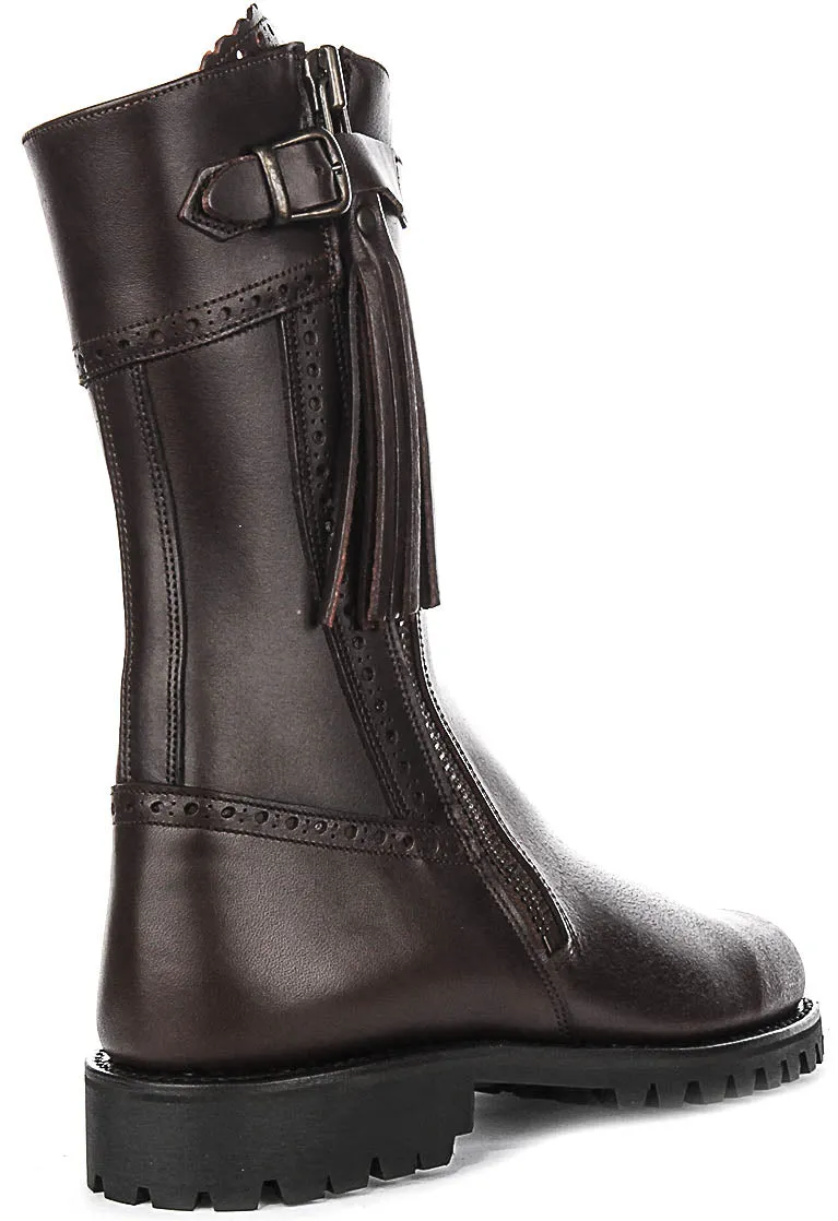 Justinreess England Valentina Short In Brown For Women