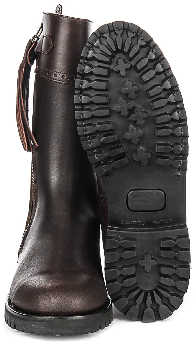 Justinreess England Valentina Short In Brown For Women