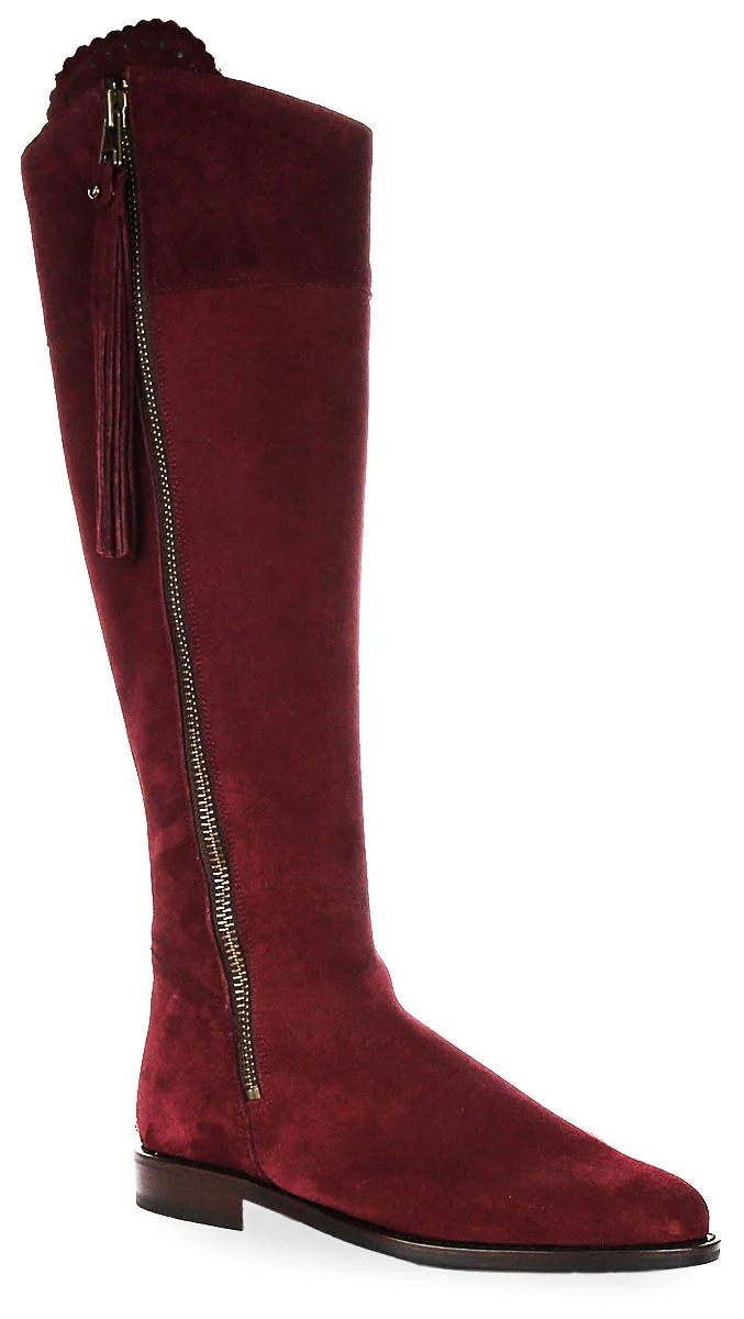 Justinreess England Valentina Regular Fit In Burgundy For Women
