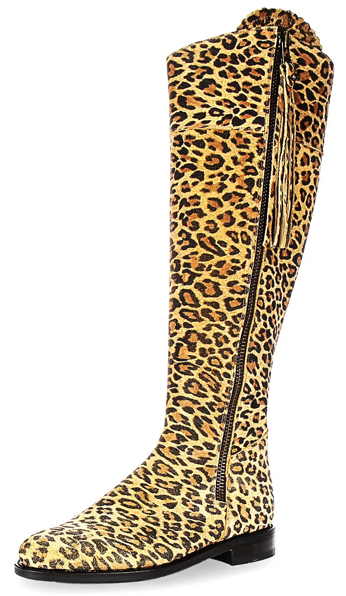 Justinreess England Valentina Regular Fit In Leopard For Women