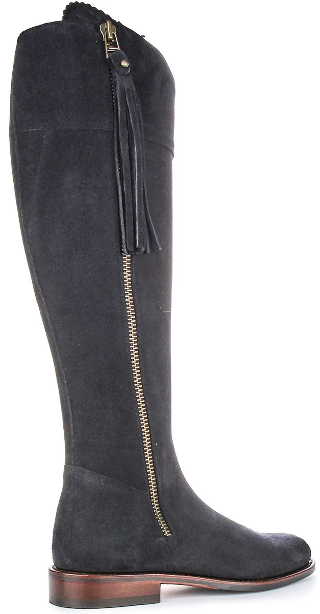 Justinreess England Valentina Slim Fit In Navy For Women