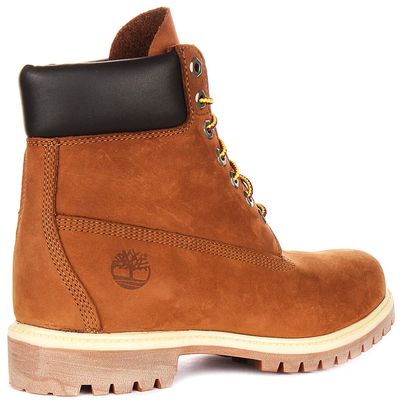 Timberland 72066 6 Inch Waterproof Boots In Rust For Men