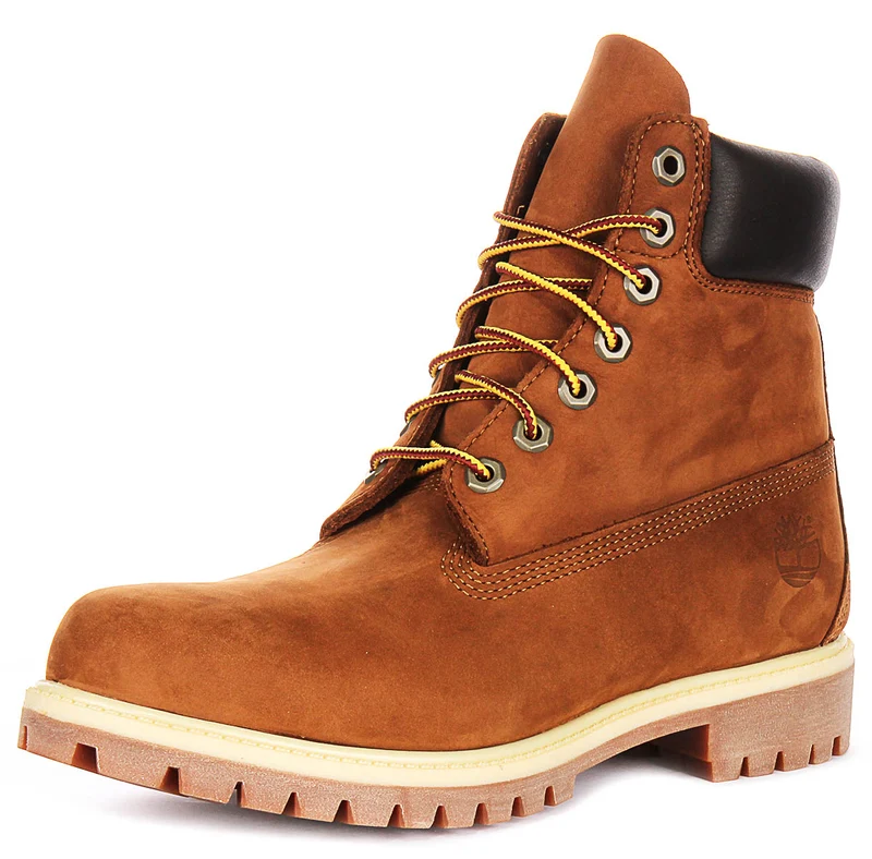 Timberland 72066 6 Inch Waterproof Boots In Rust For Men