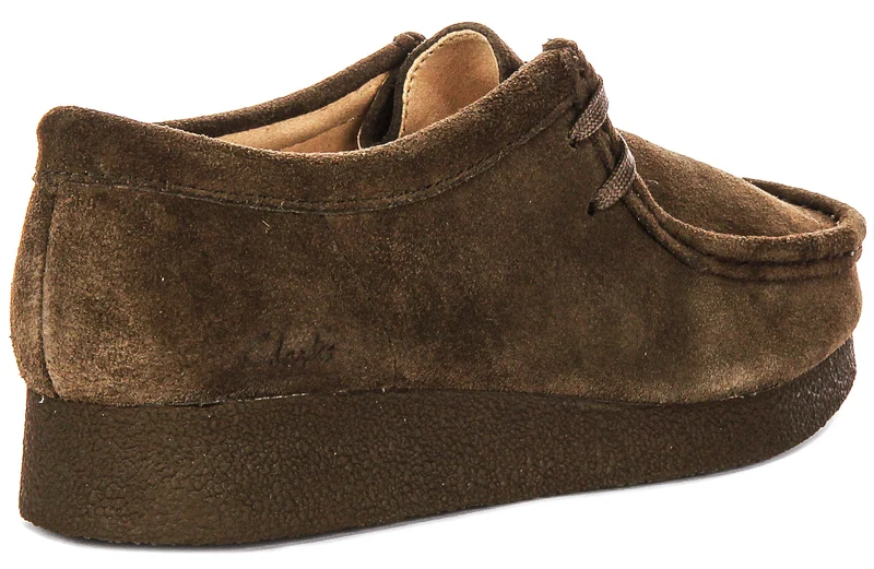 Clarks Wallabee Evosh In Olive For Women