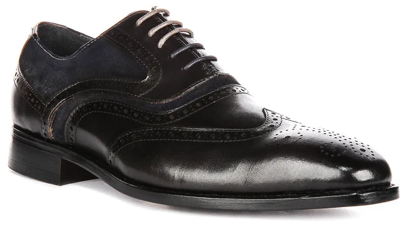 Justinreess England Elias In Grey Navy For Men