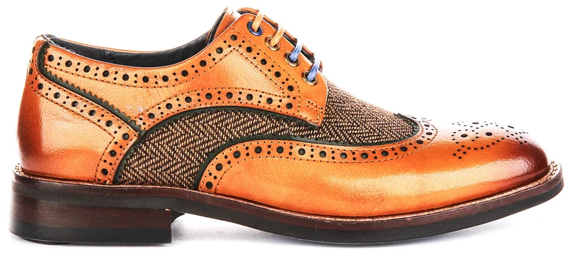 Justinreess England Simona In Brown Tweed Mix For Women