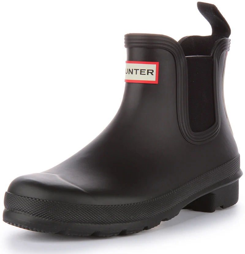 Hunter W Chelsea Tri Colour In Black For Women