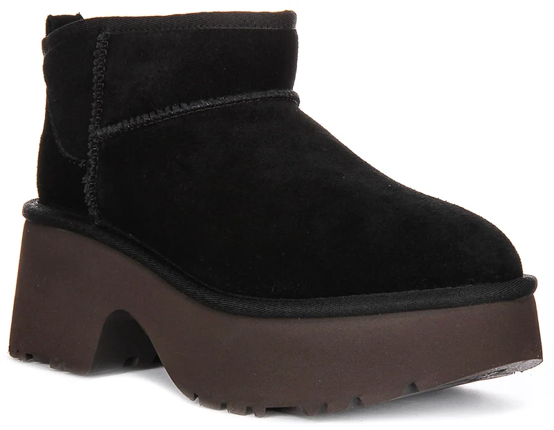 UGG Ultra Mini Heel In Black For Women