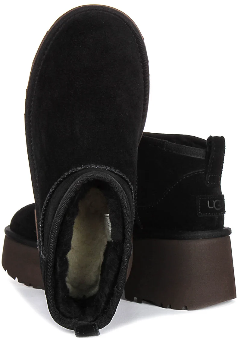 UGG Ultra Mini Heel In Black For Women