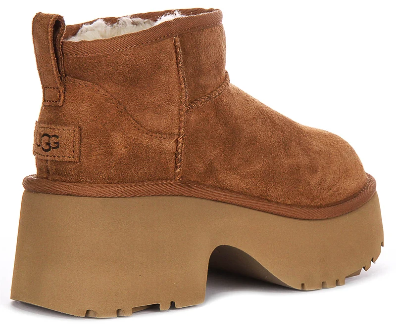 UGG Ultra Mini Heel In Chestnut For Women