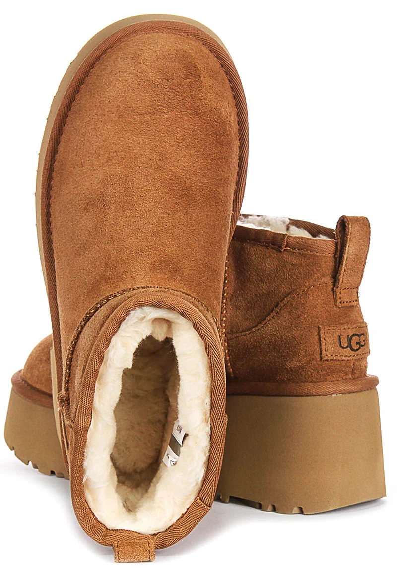 UGG Ultra Mini Heel In Chestnut For Women
