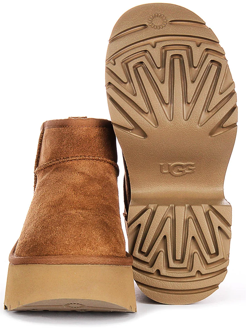 UGG Ultra Mini Heel In Chestnut For Women
