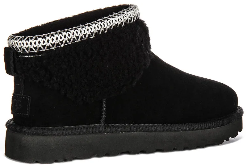 UGG Ultra Mini Cuff In Black For Women