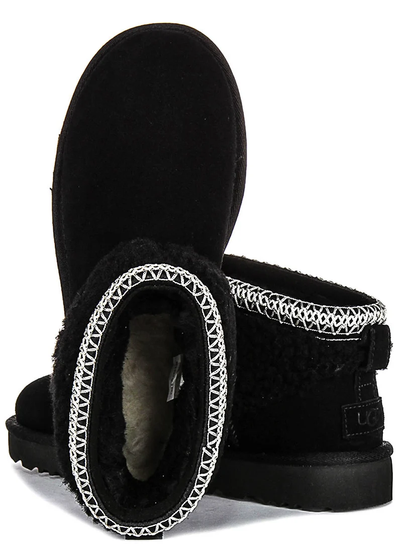 UGG Ultra Mini Cuff In Black For Women