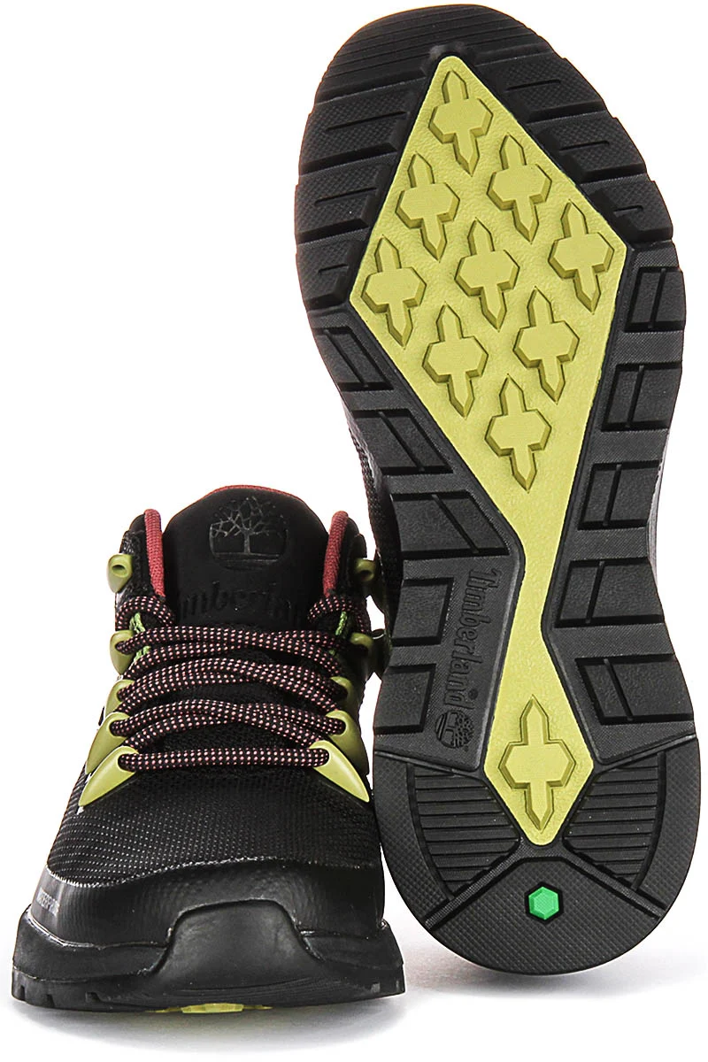 Timberland Sprint Trekker Mid Waterproof A6Crb In Black Green For Men