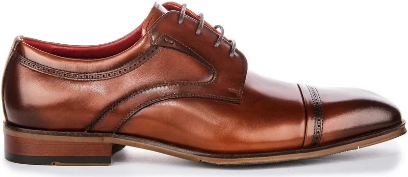 Justinreess England Everett In Tan Brown For Men