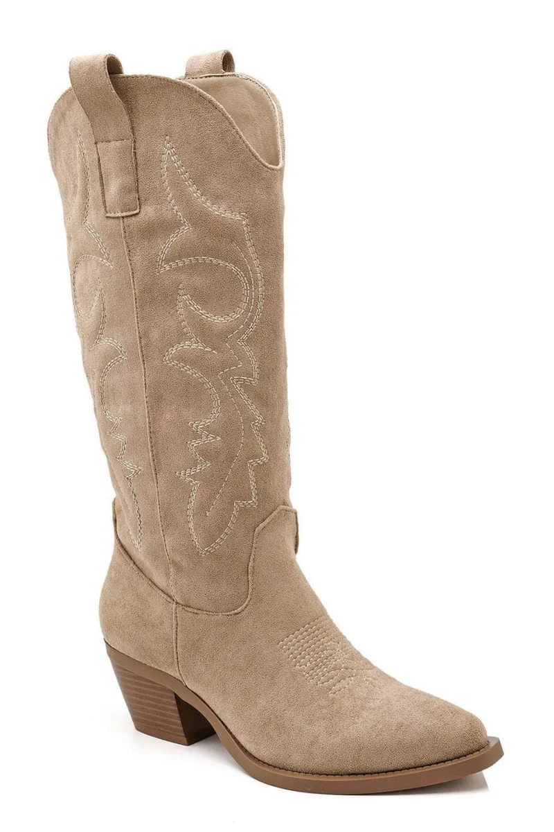 Bloom - Delphinium Boots - Taupe