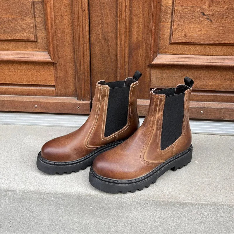 Copenhagen Shoes - Ankle Boot Cs9054 - 0500 - Brown/Black
