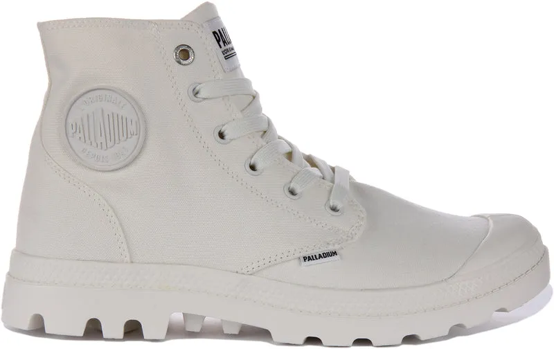 Palladium Mono Chrome In White Canvas