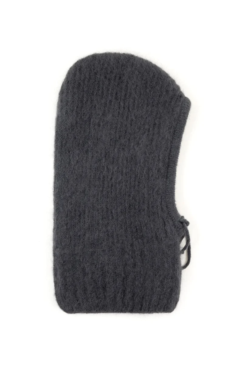 Noella - N-Merle Knit Balaclava 15250007 - 1495 - Medium Grey Melange