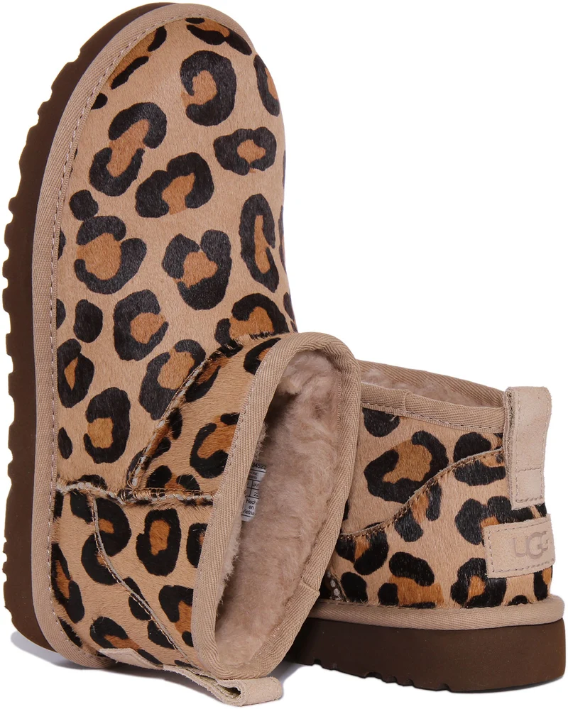 UGG Ultra Mini In Leopard For Women