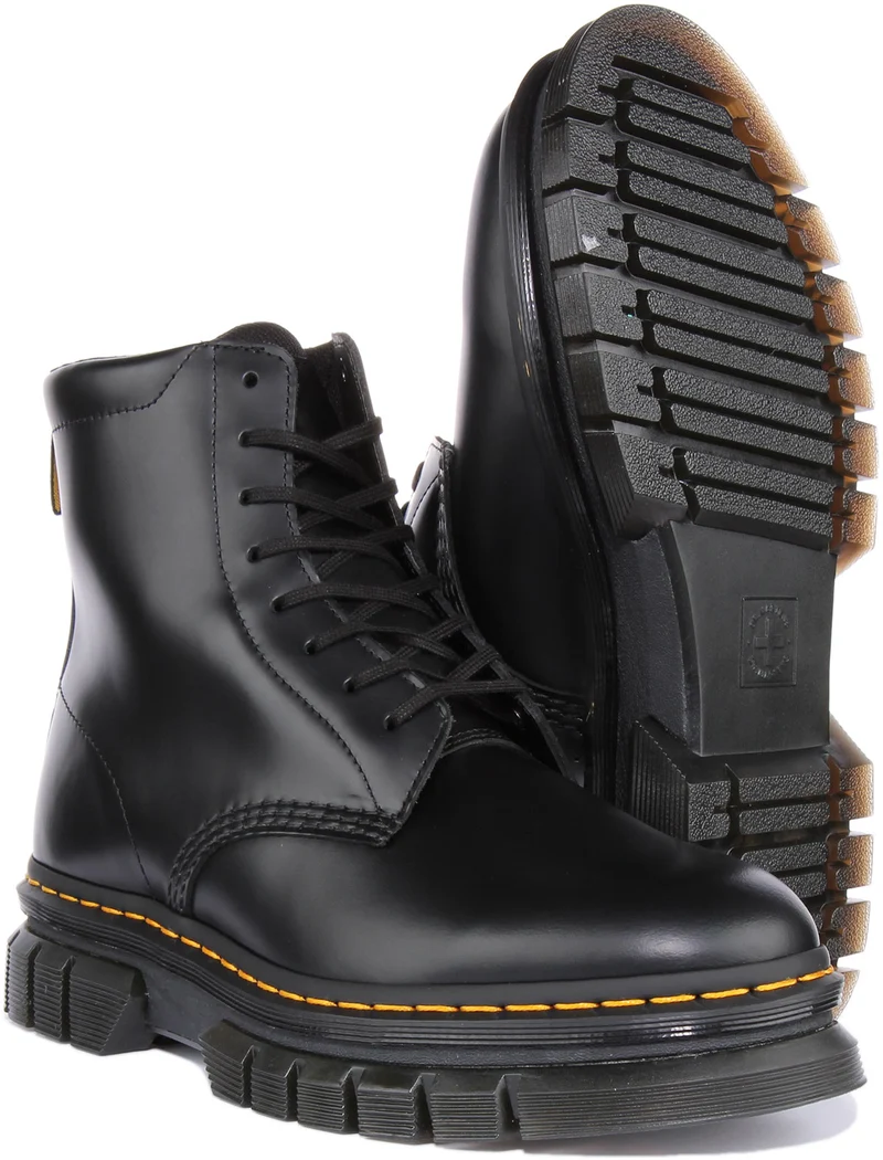 Dr Martens Rikard 8 Eyelet In Black For Men