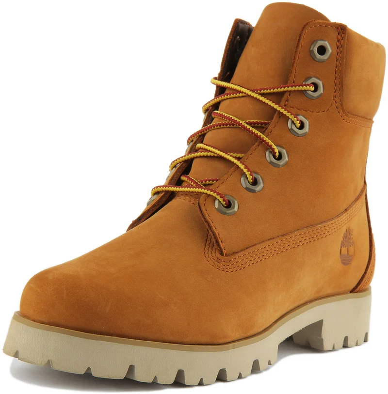 Timberland 6 inch Lace up Boot In Wheat For Women