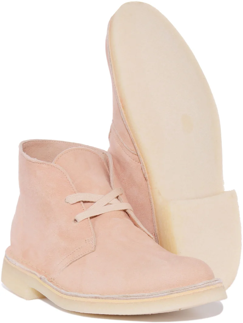 Clarks Originals Desert Boot In Pink For Women
