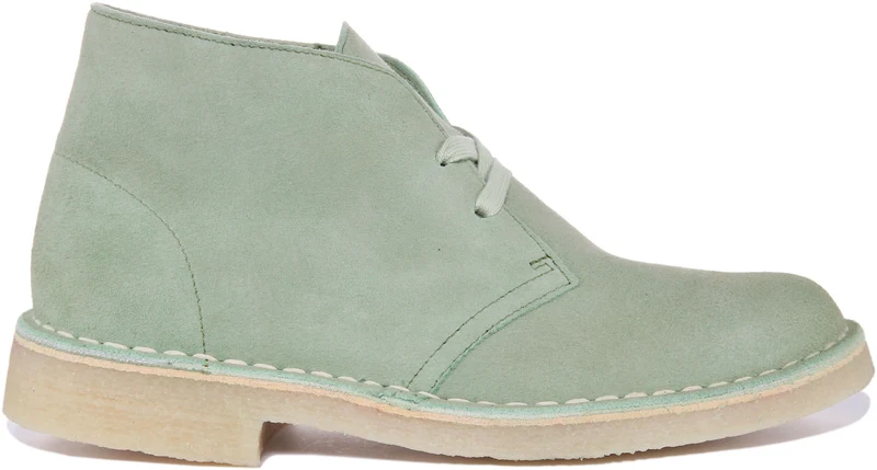 Clarks Originals Desert Boot In Green For Women