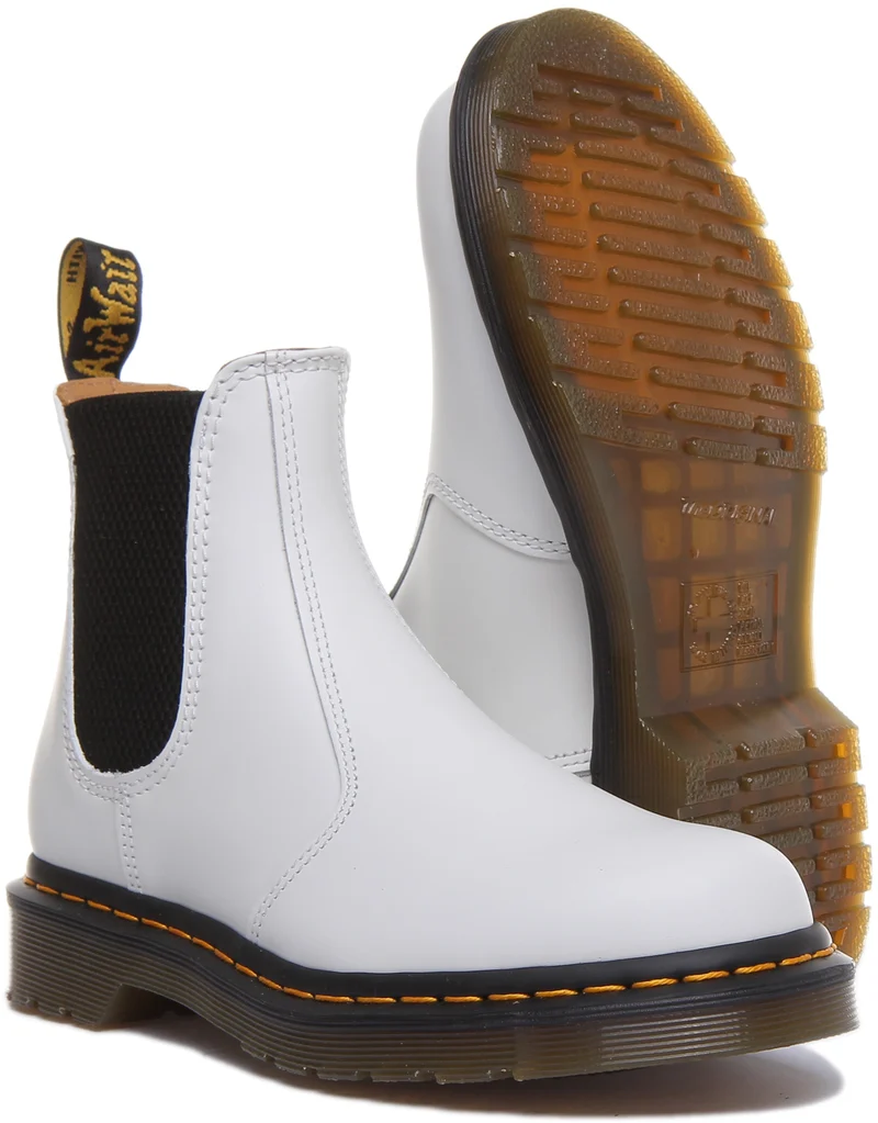 Dr Martens 2976 Ys In White For Women