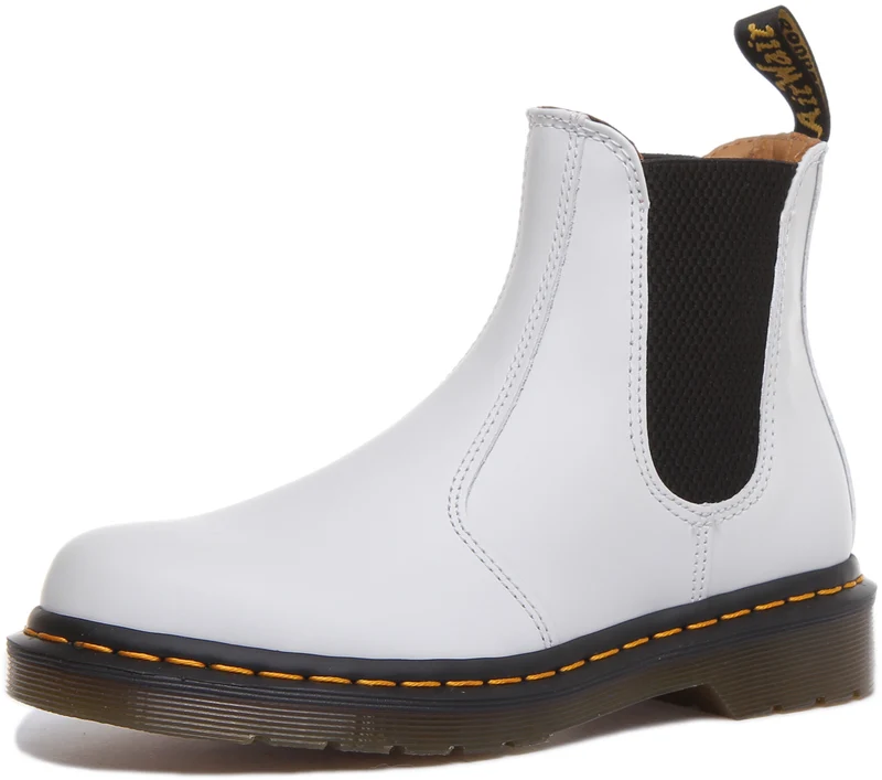Dr Martens 2976 Ys In White For Women