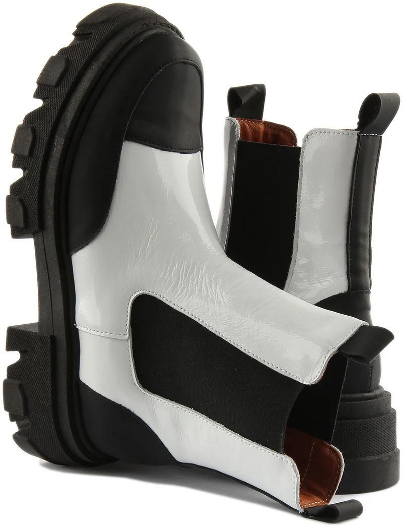 Justinreess England Meadow In White Black For Women