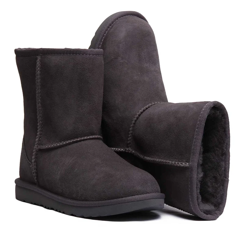 UGG Classic 2 K In Grey For Kids