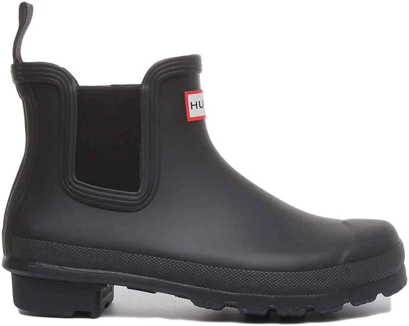 Hunter Original Womens Chelsea In Black