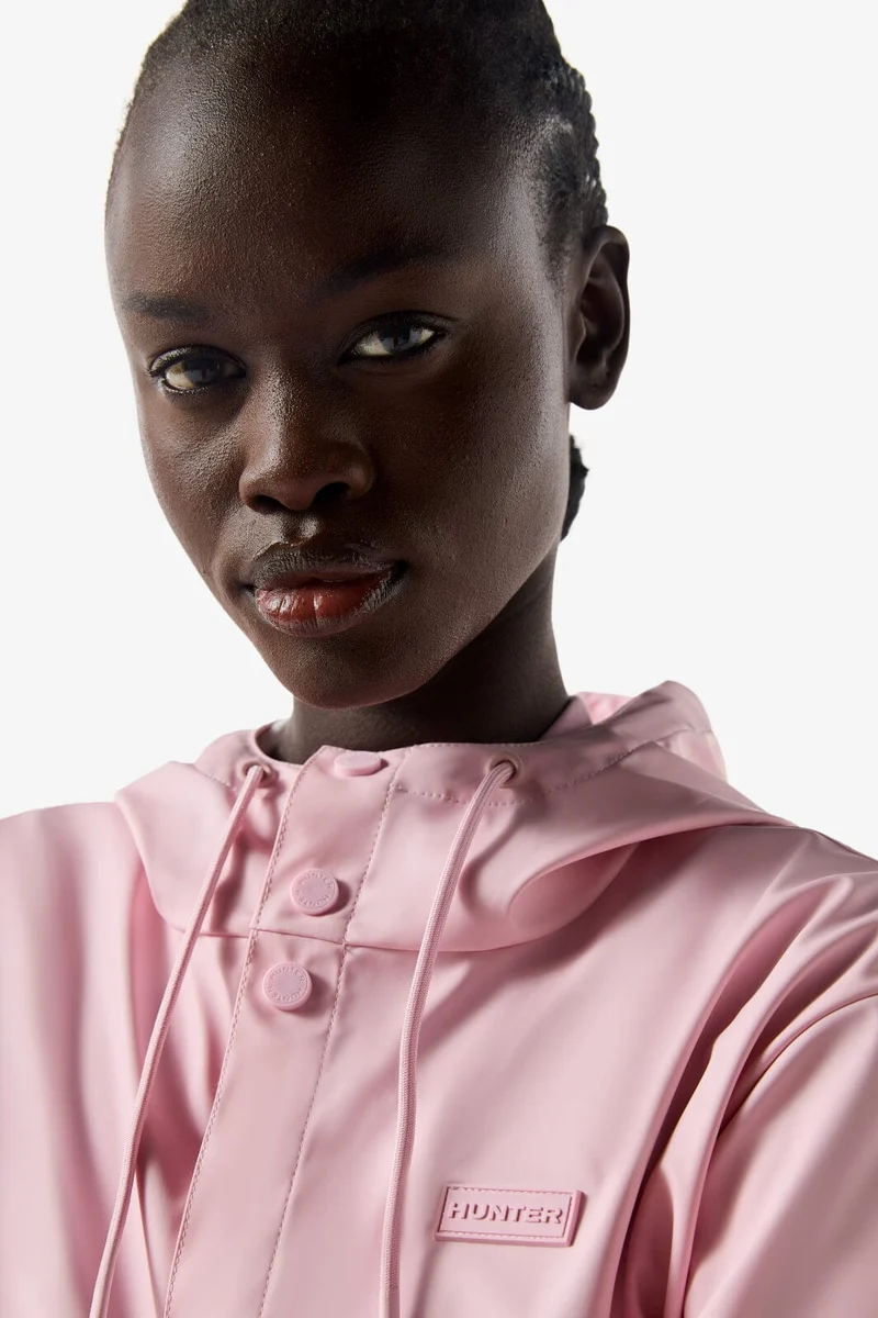 Hunter - Izzy Pu Hooded Jacket Haru0012251pf - Parfait Pink