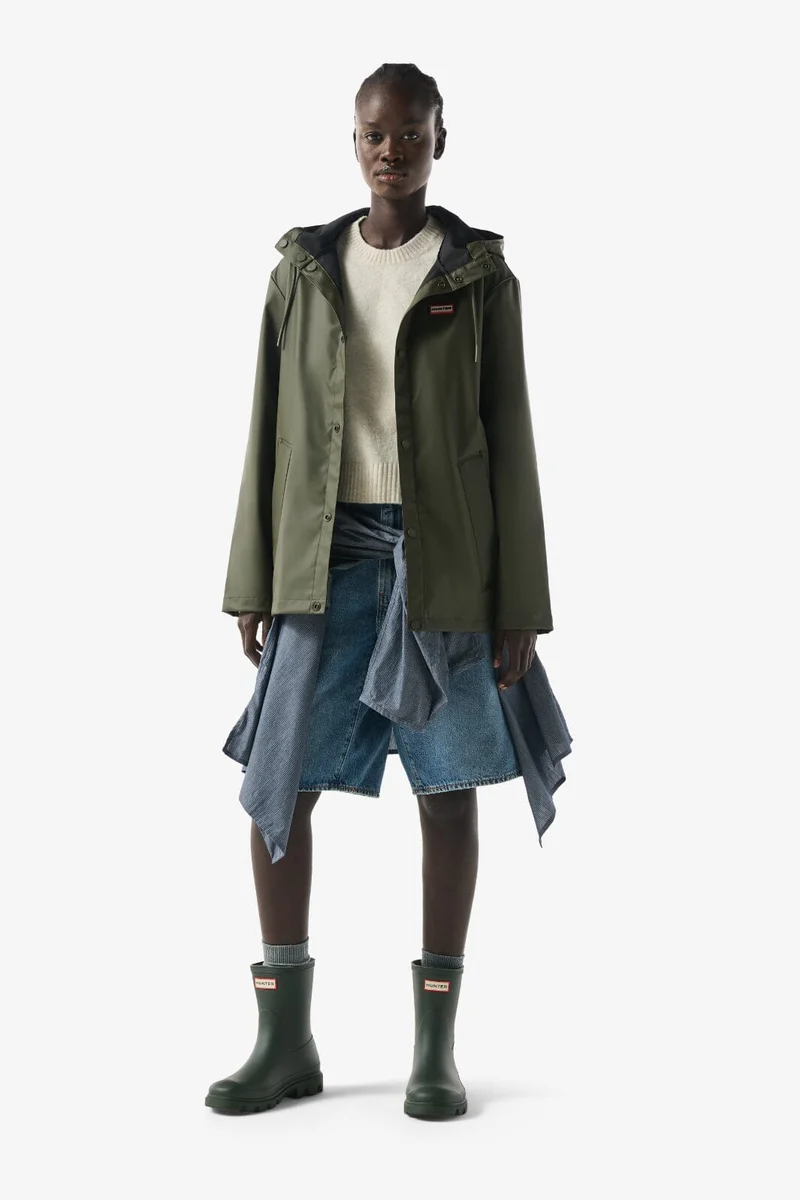 Hunter - Izzy Pu Hooded Jacket Haru0012251km - Kambaba