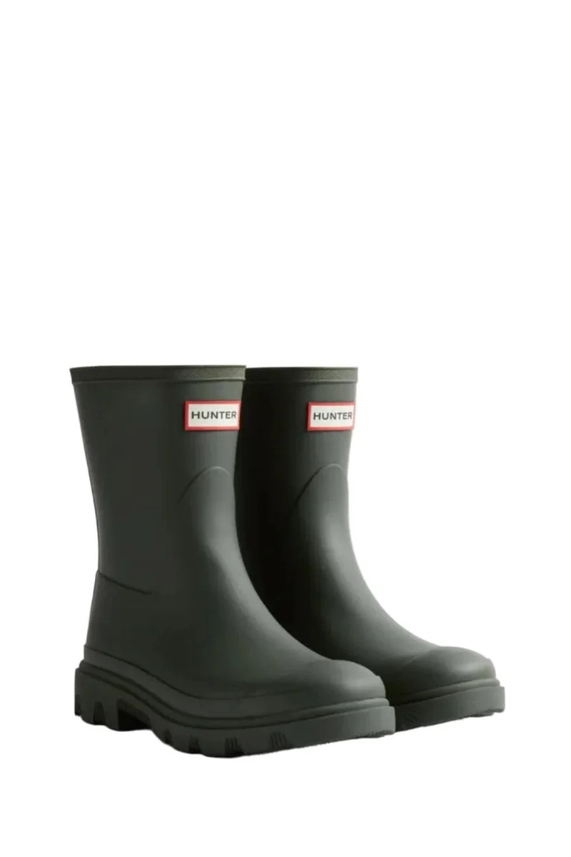Hunter - Downpour Short Boot Hfru0002251dov - Dark Olive
