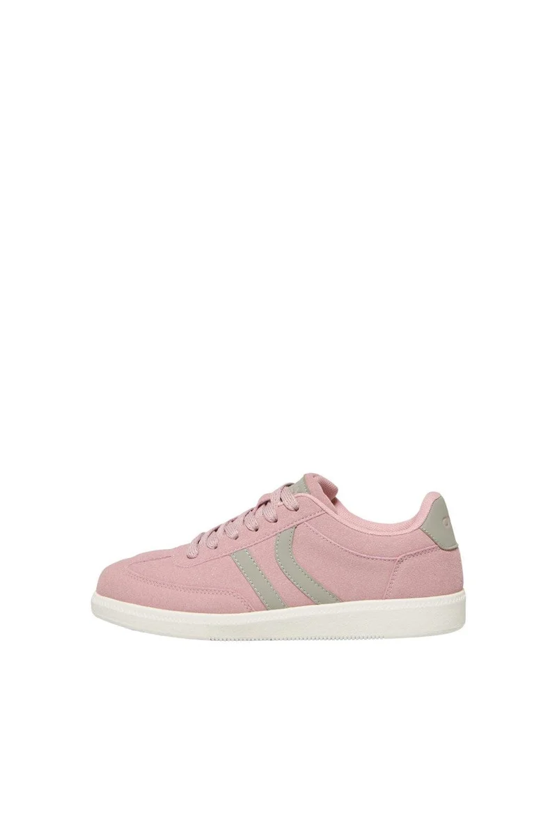 Only Shoes - Onllydie Pu Sneaker - 4985078 Misty Rose W Silver Sage & White Outsole