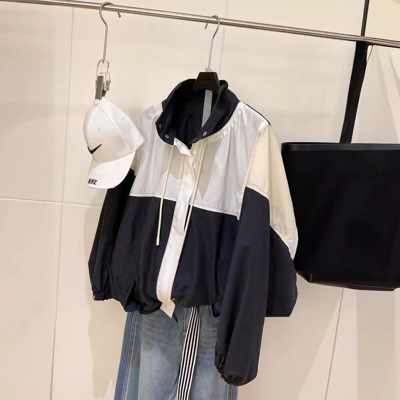 Damen Sportliche Übergangsjacke mit hohem Kragen Nord Taschen
