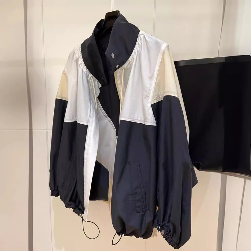 Damen Sportliche Übergangsjacke mit hohem Kragen Nord Taschen