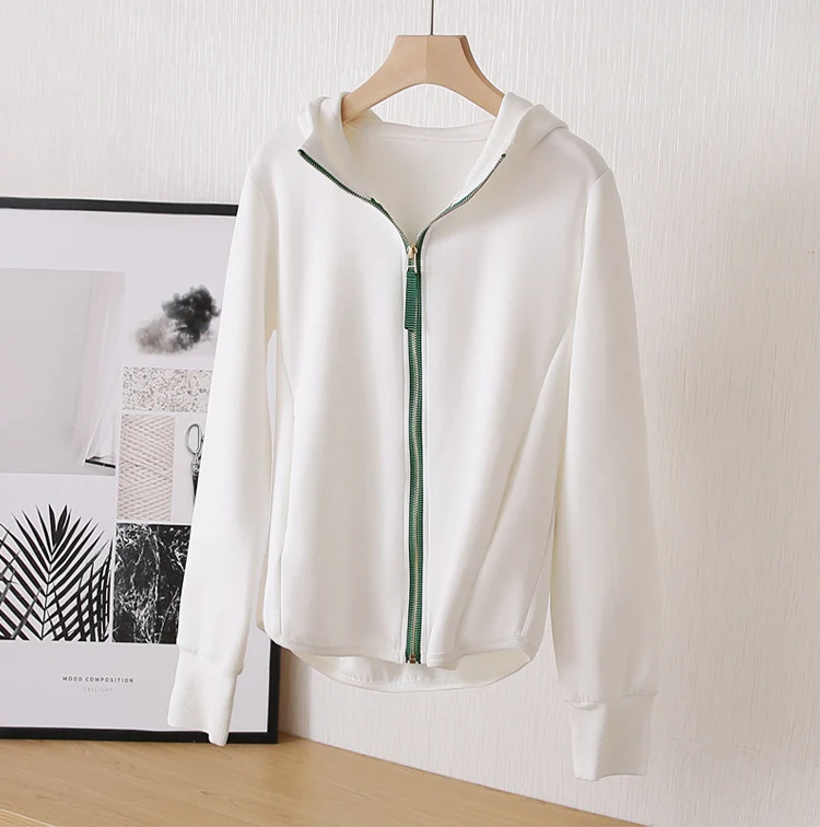 Damen Sportjacke mit Kapuze und Reißverschluss Nord Taschen