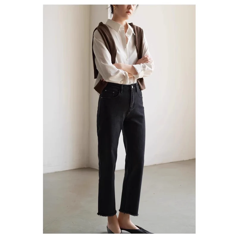 Damen Schicke und lässige Bluse mit oversized Schnitt Nord Taschen
